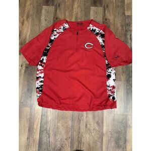 BOOMBAH Red Camo Baseball Jersey - Medium